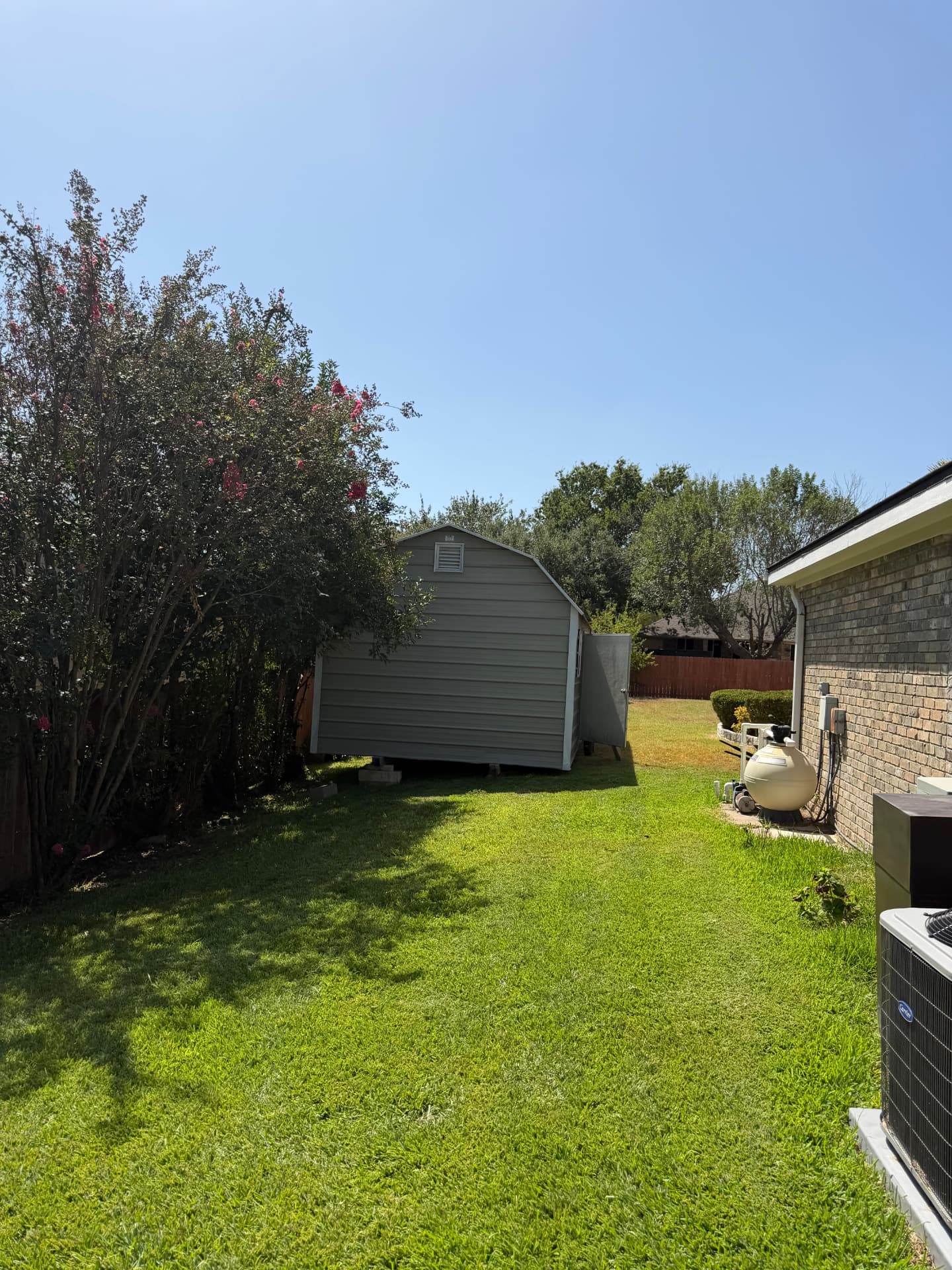 Shed relocation in Nolanville, TX